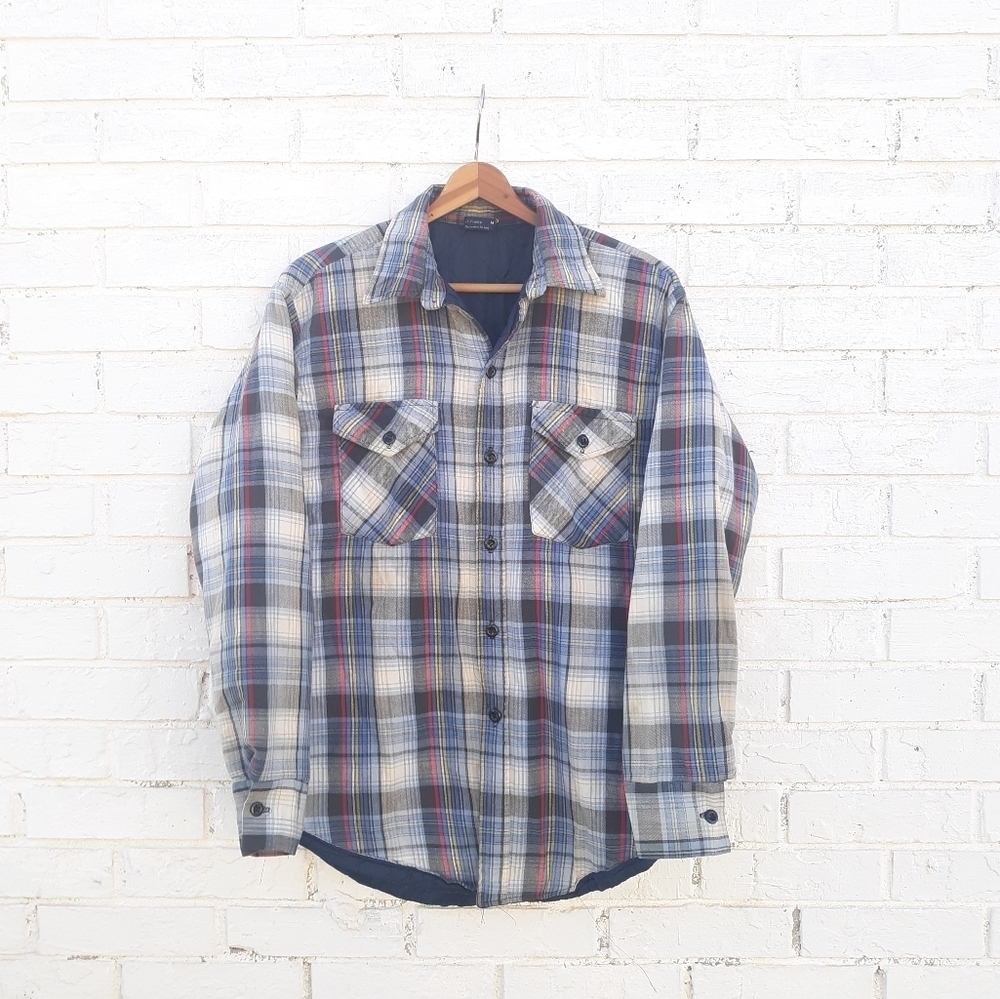 Vintage JCPENNEY The Mens Shop Flannel Shirt